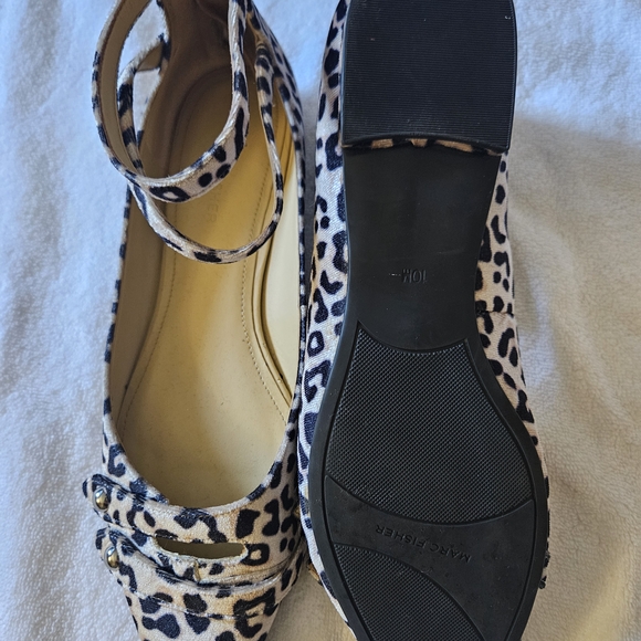 Marc Fisher Leopard Print Shoes - Women - Size 10 - Picture 5 of 7